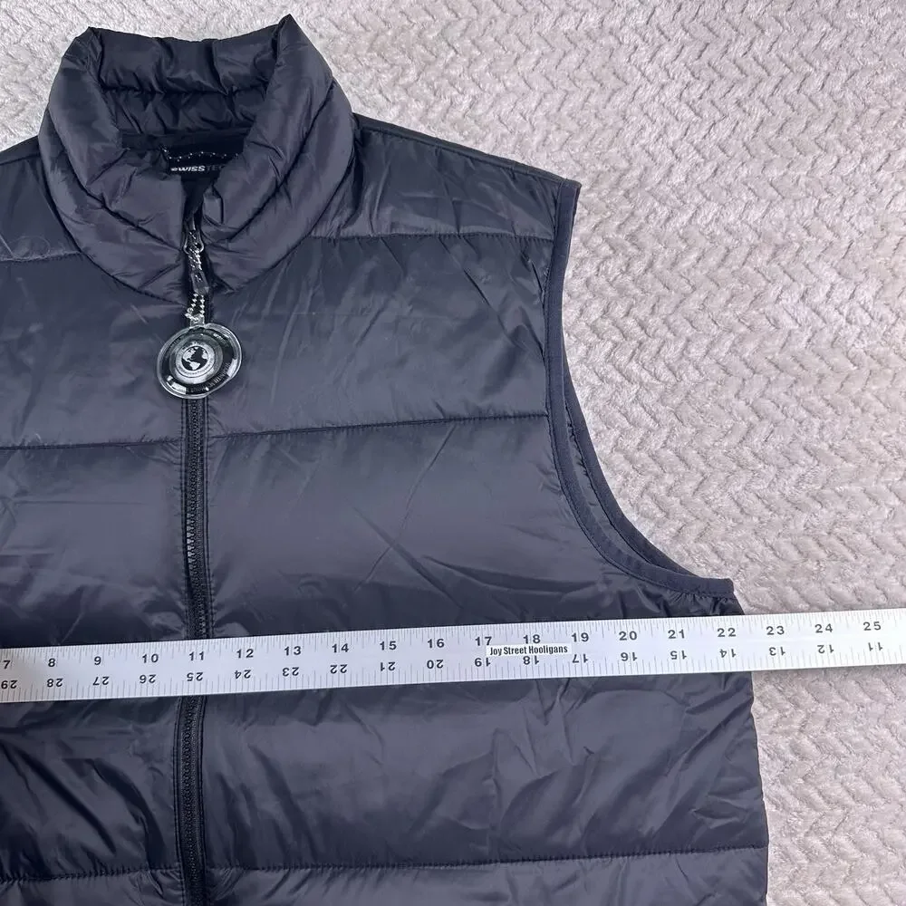 Black Puffer Vest Swiss‎ tech Men’s size Medium